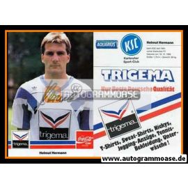 Autogramm Fussball | Karlsruher SC | 1989 | Helmut HERMANN