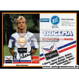 Autogramm Fussball | Karlsruher SC | 1989 | Rainer SCHARINGER
