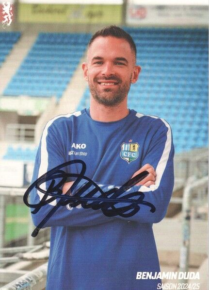 Autogramm Fussball | Chemnitzer FC | 2024 | Benjamin DUDA