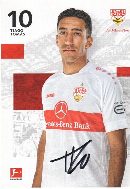 Autogramm Fussball | VfB Stuttgart | 2022 | Tiago TOMAS