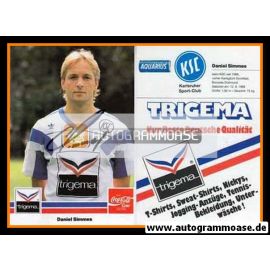 Autogramm Fussball | Karlsruher SC | 1989 | Daniel SIMMES