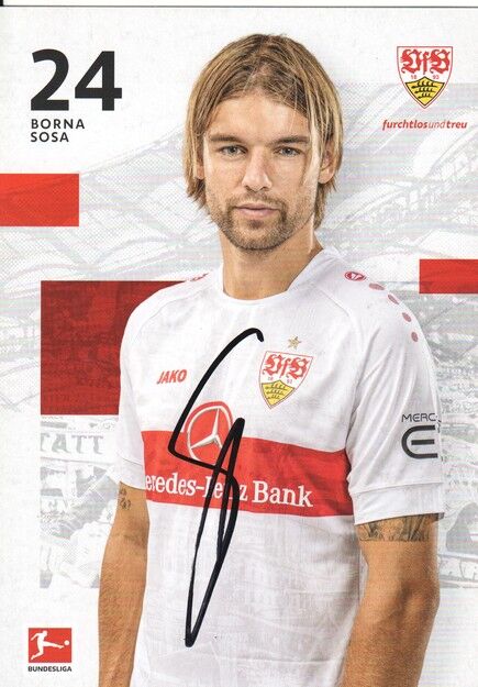 Autogramm Fussball | VfB Stuttgart | 2022 | Borna SOSA
