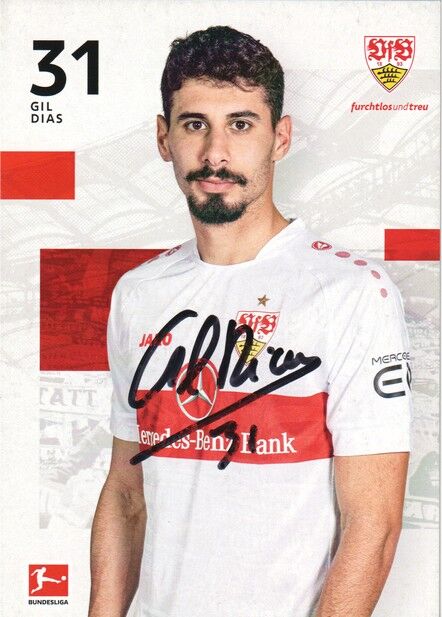 Autogramm Fussball | VfB Stuttgart | 2022 | Gil DIAS