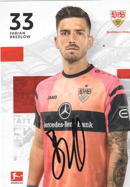 Autogramm Fussball | VfB Stuttgart | 2022 | Fabian BREDLOW