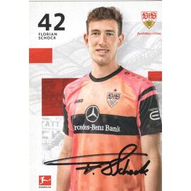 Autogramm Fussball | VfB Stuttgart | 2022 | Florian SCHOCK