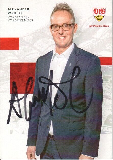 Autogramm Fussball | VfB Stuttgart | 2022 | Alexander WEHRLE