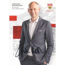 Autogramm Fussball | VfB Stuttgart | 2022 | Christian RIETHMÜLLER