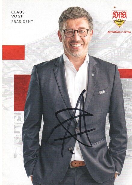 Autogramm Fussball | VfB Stuttgart | 2022 | Claus VOGT