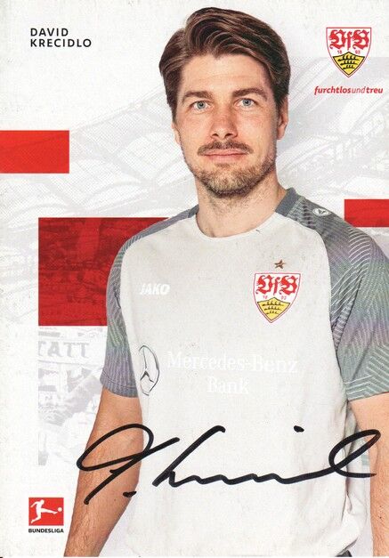 Autogramm Fussball | VfB Stuttgart | 2022 | David KRECIDLO
