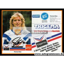 Autogramm Fussball | Karlsruher SC | 1989 | Thomas SÜSS
