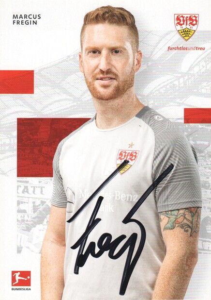Autogramm Fussball | VfB Stuttgart | 2022 | Marcus FREGIN