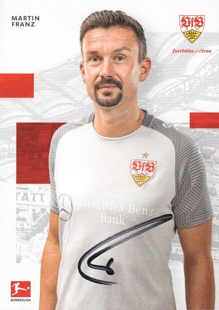 Autogramm Fussball | VfB Stuttgart | 2022 | Martin FRANZ