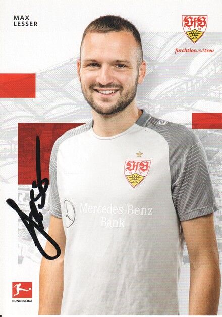 Autogramm Fussball | VfB Stuttgart | 2022 | Max LESSER