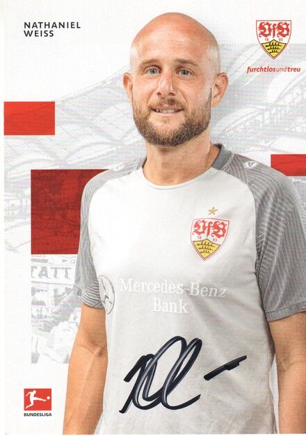 Autogramm Fussball | VfB Stuttgart | 2022 | Nathaniel WEISS