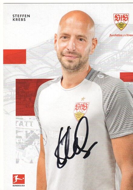 Autogramm Fussball | VfB Stuttgart | 2022 | Steffen KREBS