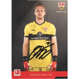 Autogramm Fussball | VfB Stuttgart | 2021 | Florian MÜLLER