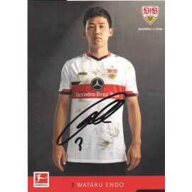 Autogramm Fussball | VfB Stuttgart | 2021 | Wataru ENDO
