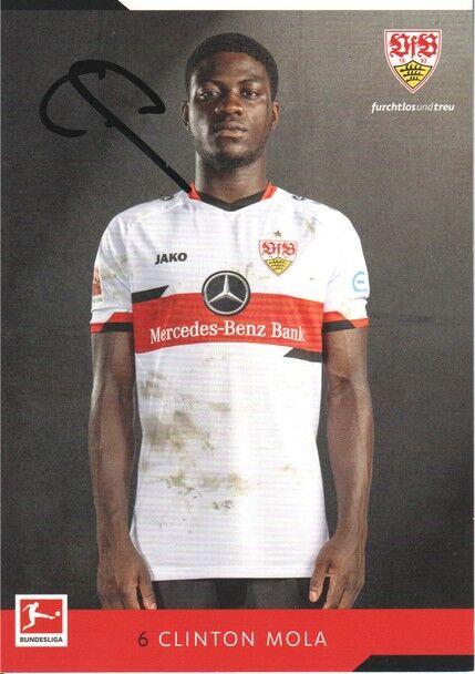 Autogramm Fussball | VfB Stuttgart | 2021 | Clinton MOLA