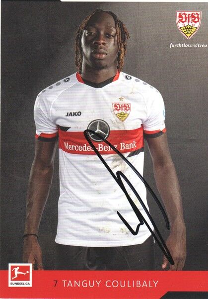 Autogramm Fussball | VfB Stuttgart | 2021 | Tanguy COULIBALY