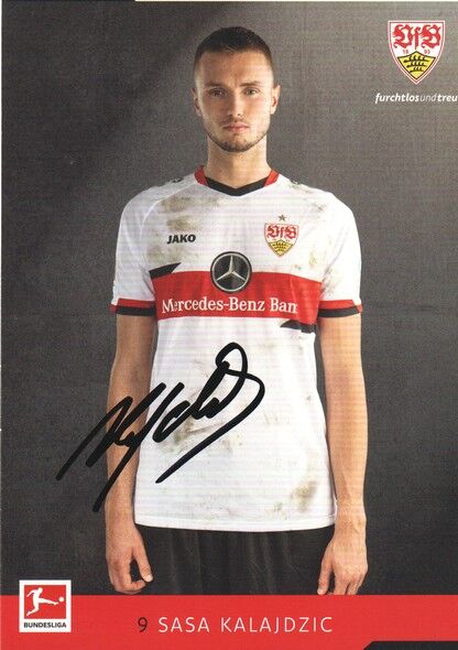 Autogramm Fussball | VfB Stuttgart | 2021 | Sasa KALAJDZIC