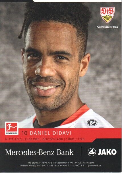 Autogramm Fussball | VfB Stuttgart | 2021 | Daniel DIDAVI