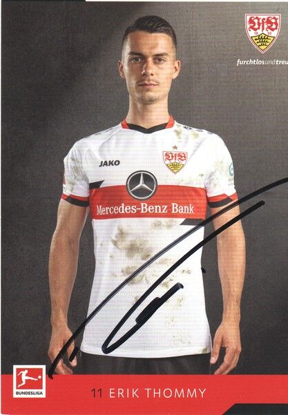 Autogramm Fussball | VfB Stuttgart | 2021 | Erik THOMMY