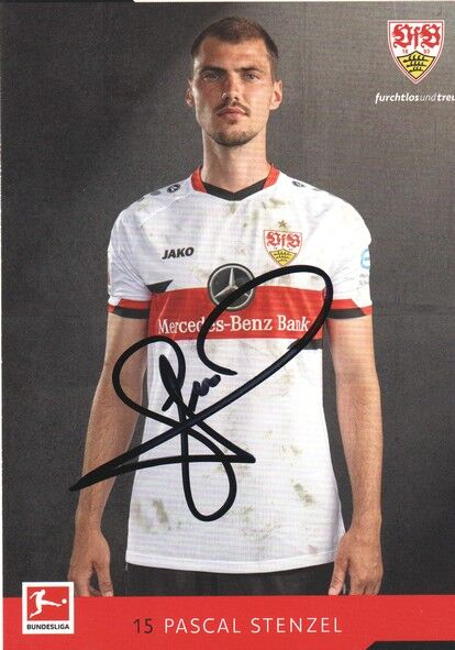 Autogramm Fussball | VfB Stuttgart | 2021 | Pascal STENZEL