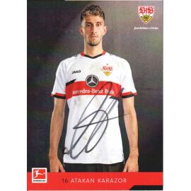 Autogramm Fussball | VfB Stuttgart | 2021 | Atakan KARAZOR