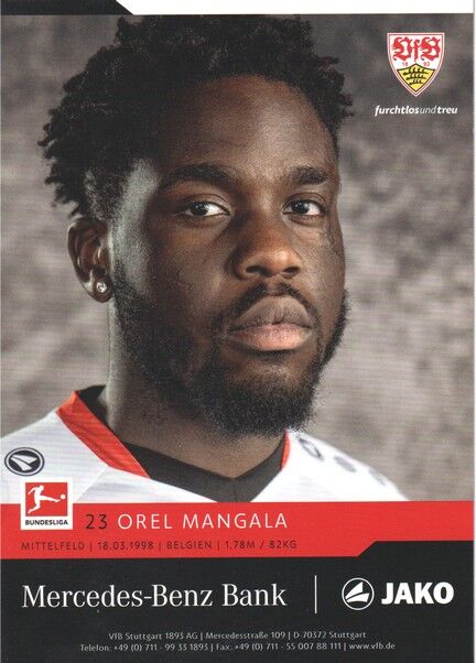 Autogramm Fussball | VfB Stuttgart | 2021 | Orel MANGALA