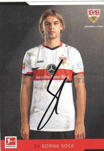 Autogramm Fussball | VfB Stuttgart | 2021 | Borna SOSA