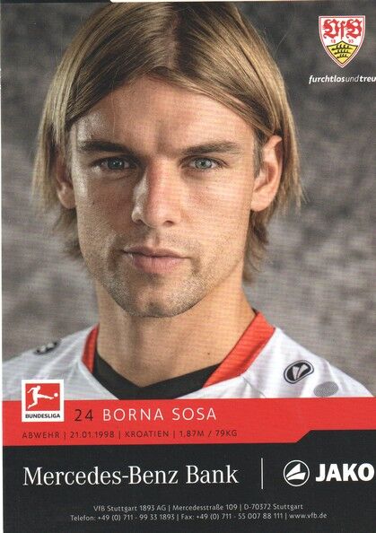 Autogramm Fussball | VfB Stuttgart | 2021 | Borna SOSA