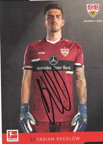 Autogramm Fussball | VfB Stuttgart | 2021 | Fabian BREDLOW