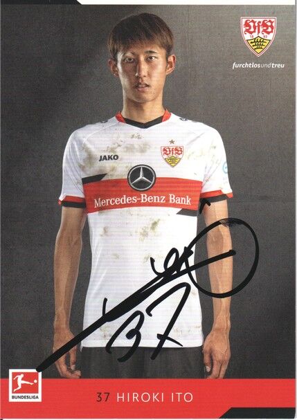 Autogramm Fussball | VfB Stuttgart | 2021 | Hiroki ITO