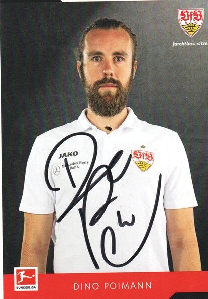 Autogramm Fussball | VfB Stuttgart | 2021 | Dino POIMANN