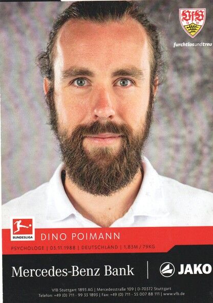 Autogramm Fussball | VfB Stuttgart | 2021 | Dino POIMANN