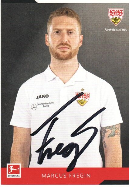 Autogramm Fussball | VfB Stuttgart | 2021 | Marcus FREGIN
