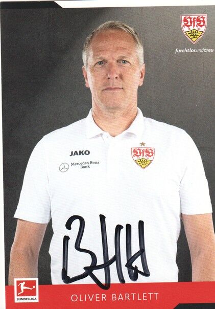 Autogramm Fussball | VfB Stuttgart | 2021 | Oliver BARTLETT