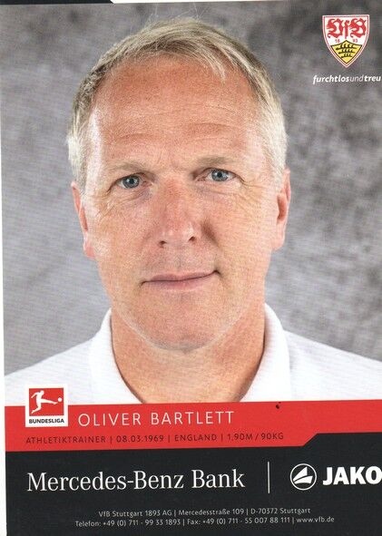Autogramm Fussball | VfB Stuttgart | 2021 | Oliver BARTLETT
