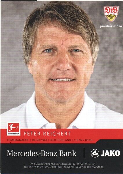 Autogramm Fussball | VfB Stuttgart | 2021 | Peter REICHERT