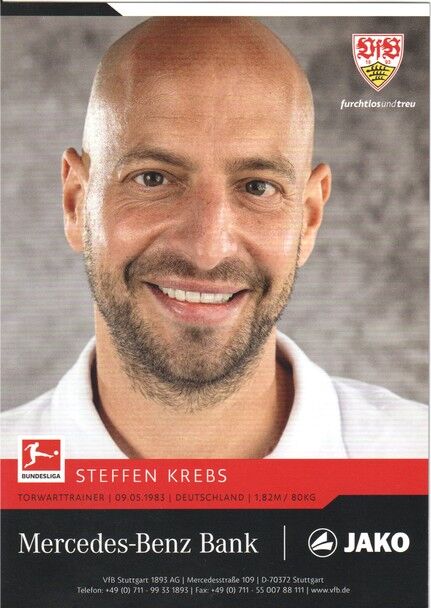 Autogramm Fussball | VfB Stuttgart | 2021 | Steffen KREBS