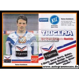 Autogramm Fussball | Karlsruher SC | 1990 | Rainer SCHÜTTERLE