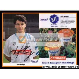 Autogramm Fussball | Karlsruher SC | 1992 | Dirk KLINGE