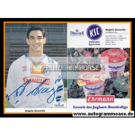 Autogramm Fussball | Karlsruher SC | 1993 | Angelo ACCURSIO