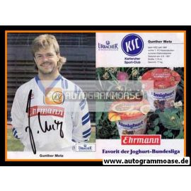 Autogramm Fussball | Karlsruher SC | 1993 | Gunther METZ
